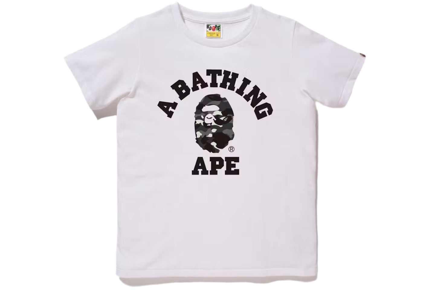 BAPE City Camo College Tee
White/Black