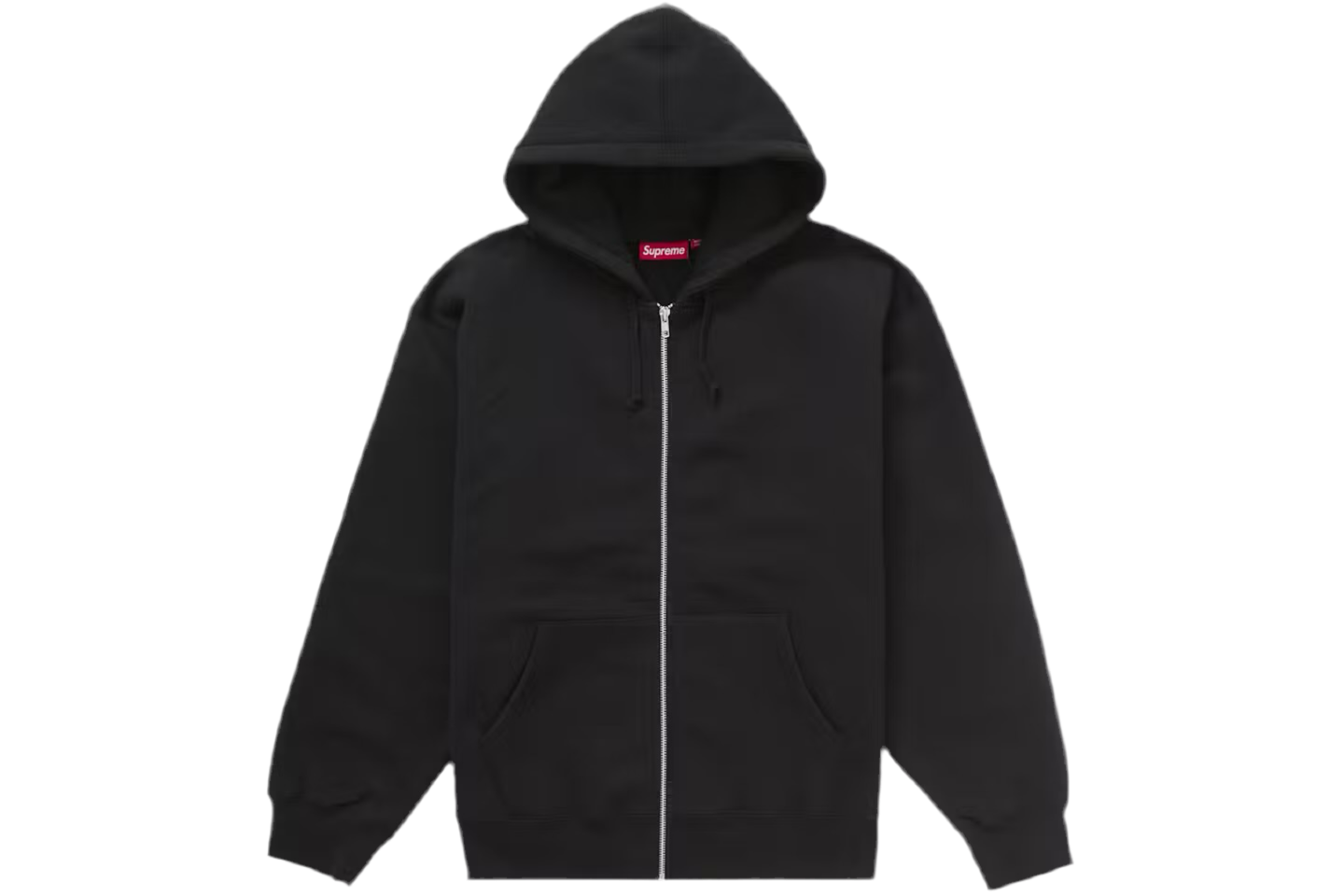 Black Supreme Thrasher Zip Up Hooded Sweatshirt