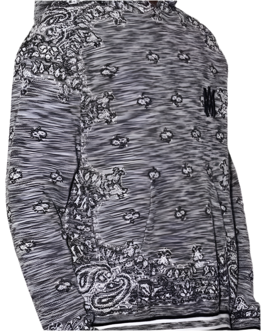 Amiri Bandana wool knitted hoodie