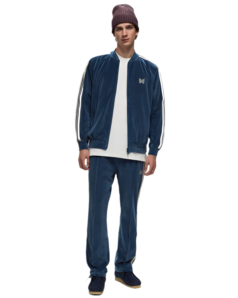 bNeedles Men's Narrow Velour Track Jacket