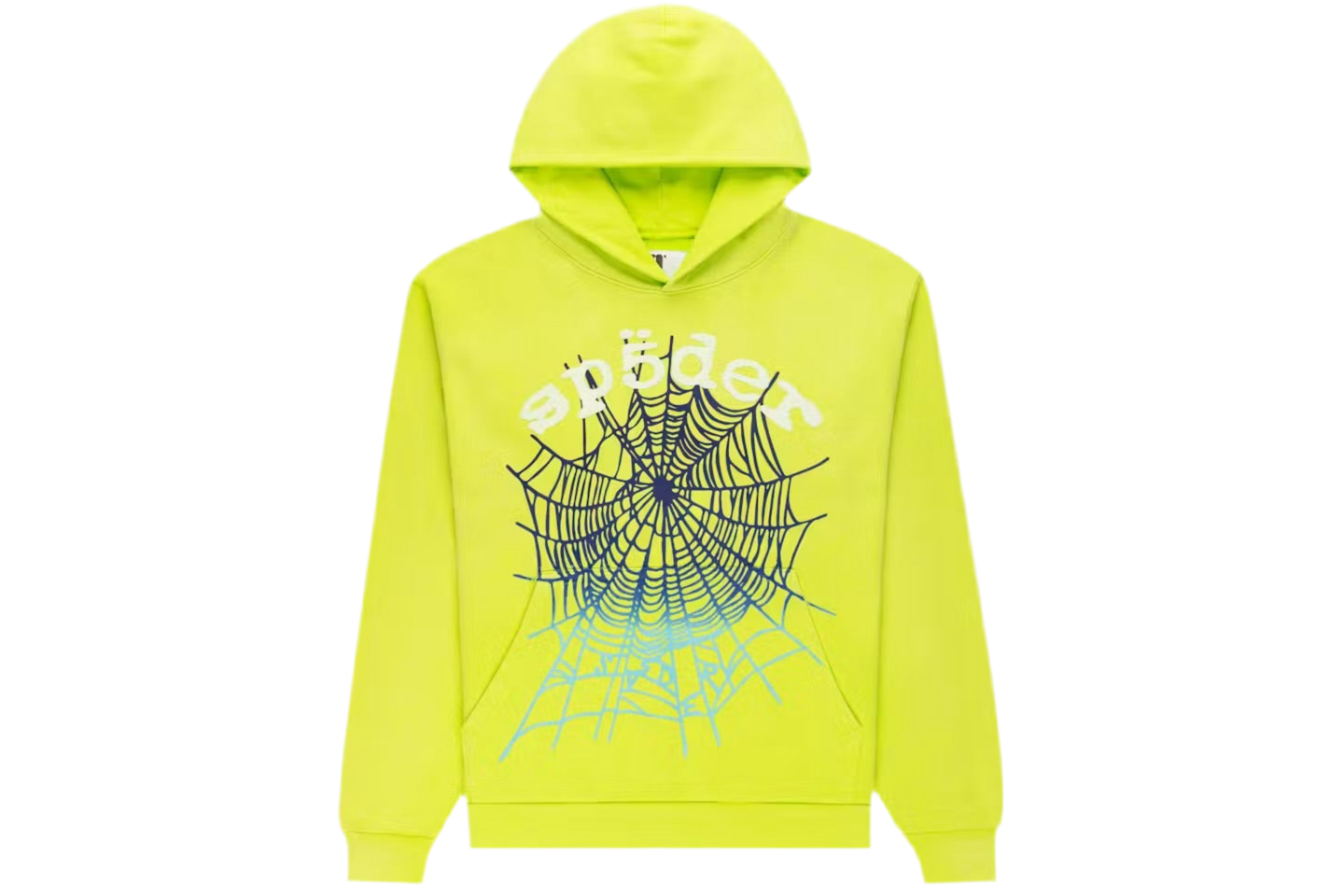 Sp5der OG Web V2 Gradient Hoodie
Acid Green