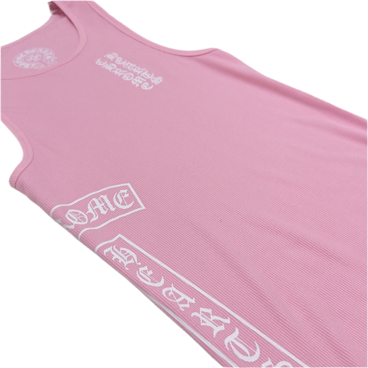 CHROME HEARTS PINK TANK TOP