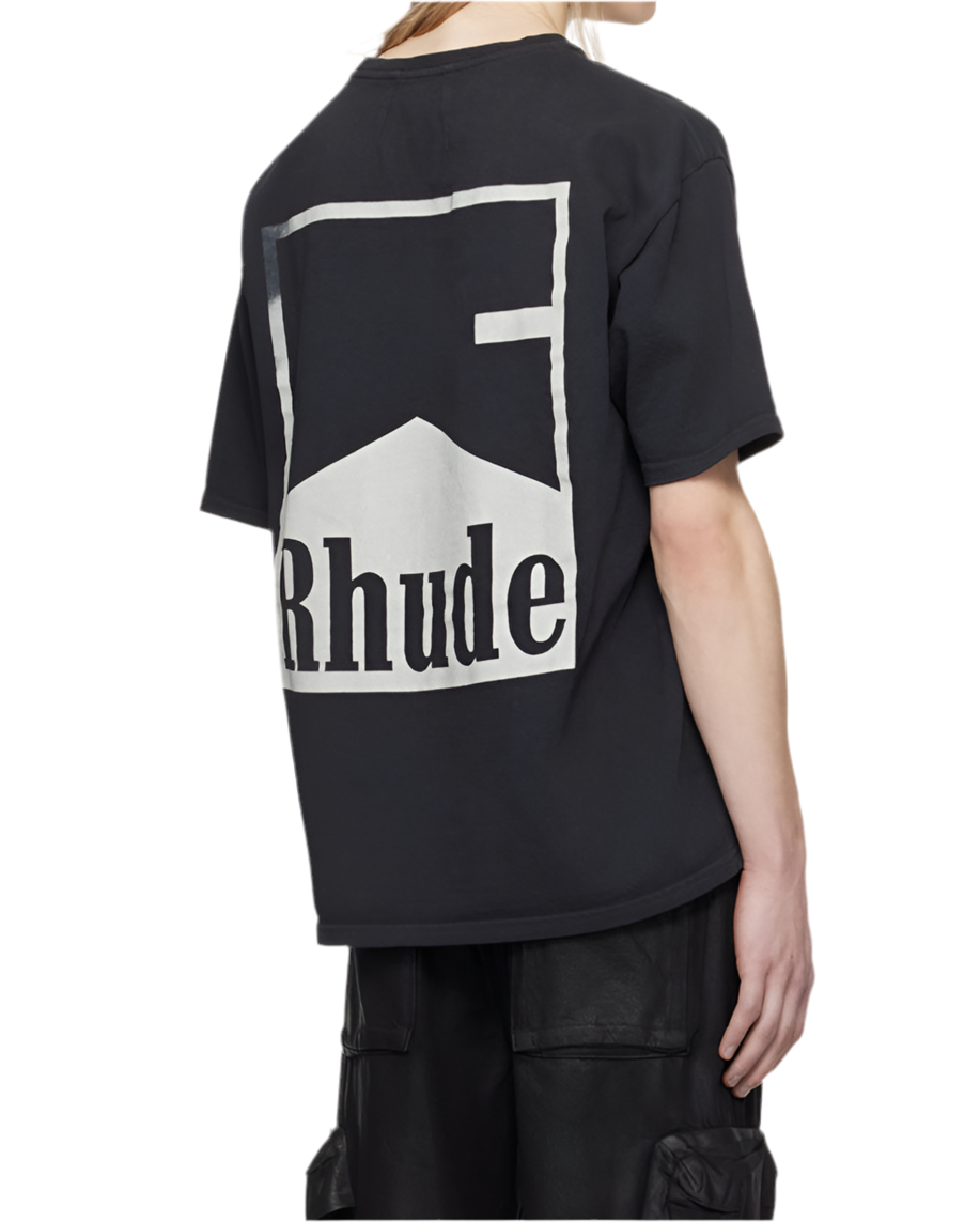 Black OG Rhude Logo Tee