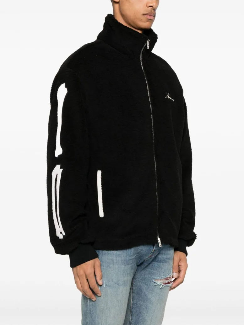 AMIRI Bones Fleece Jacket Black