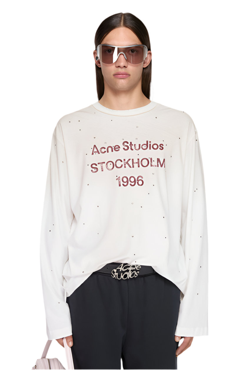 ACNE STUDIOS LOGO T-SHIRT - RELAXED FIT
Dusty white