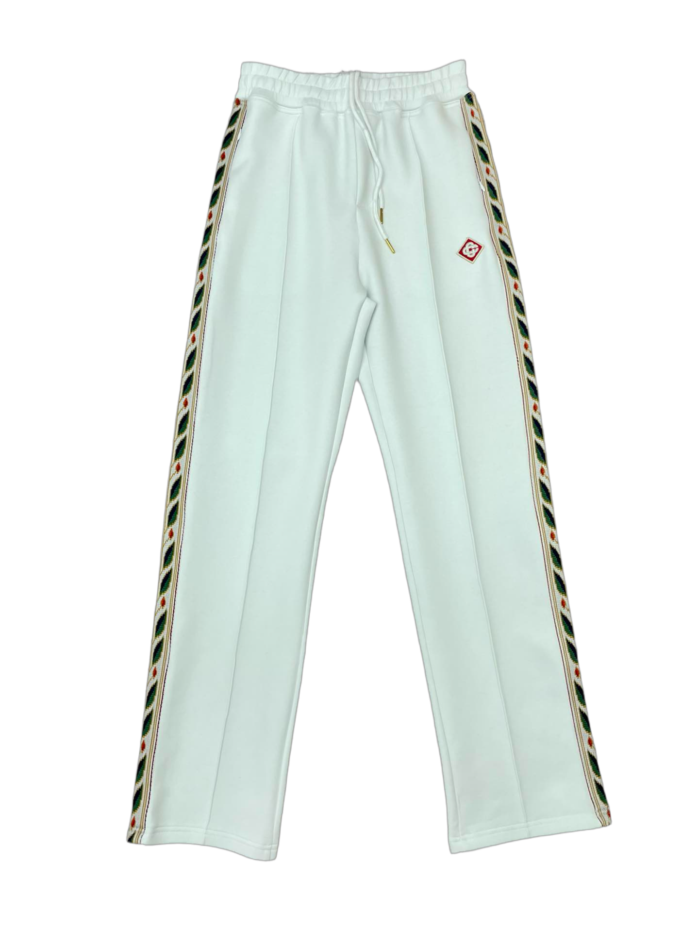 CASABLANCA WHITE LAUREL TRACK PANTS