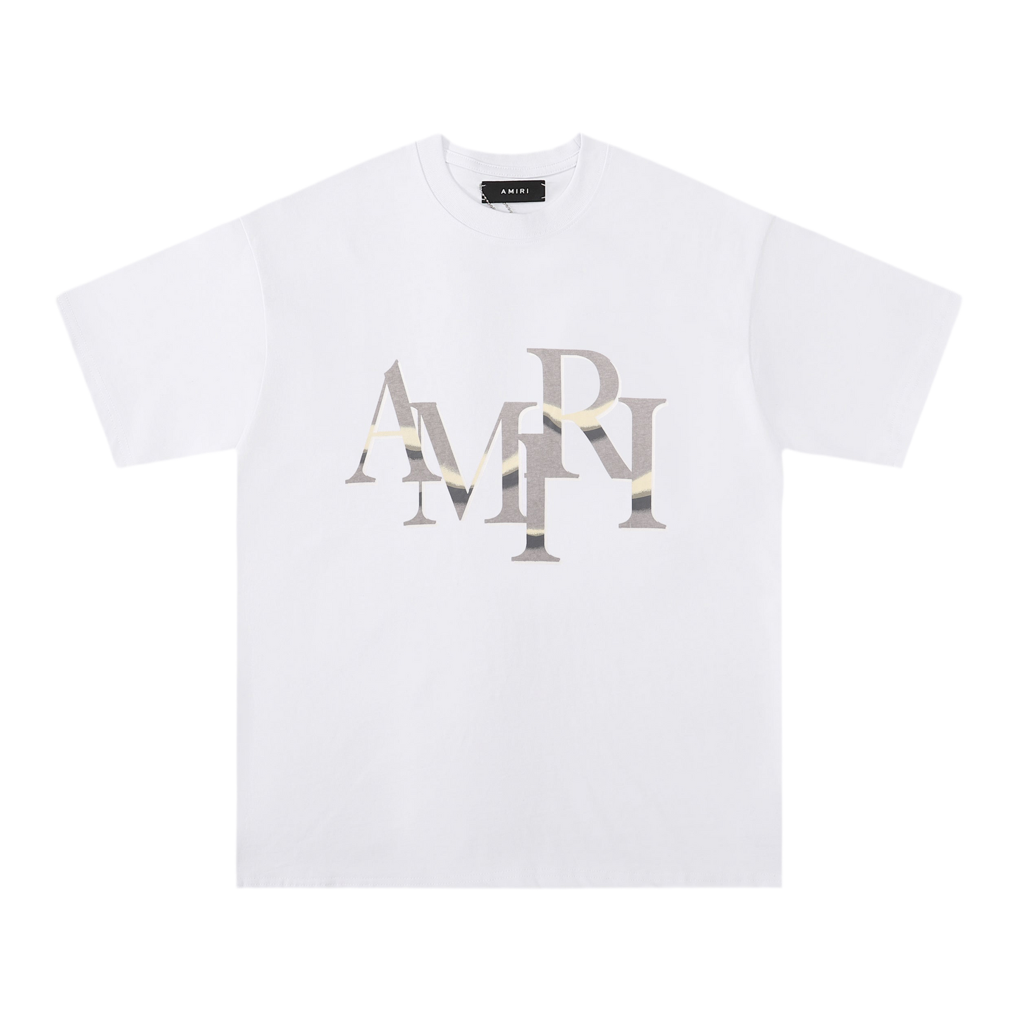 Amiri Staggered tee Grey