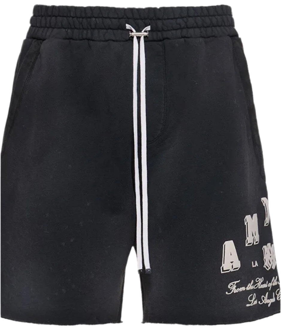 AMIRI Black Vintage Collegiate Shorts