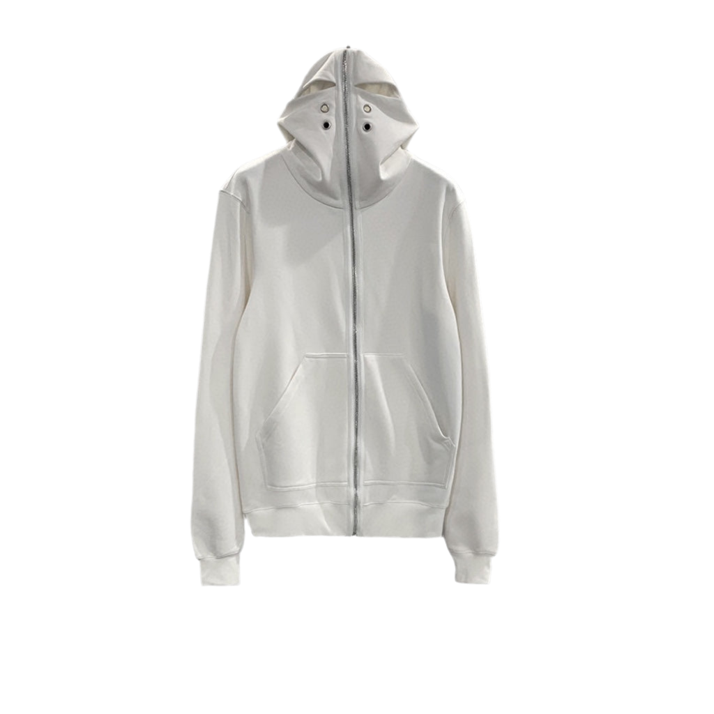 aRick Owen’s GIMP ZIP UP PEARL