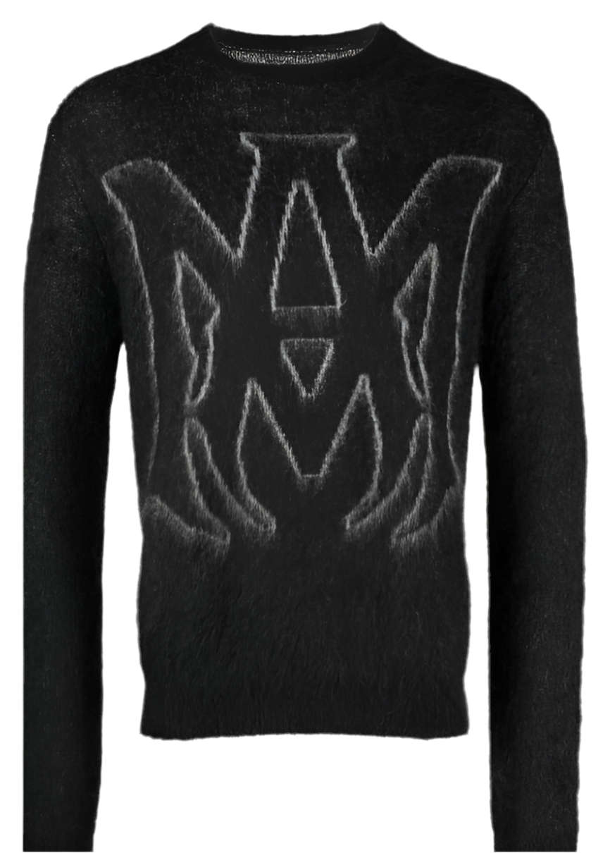 AMIRI
logo-print crew-neck jumper