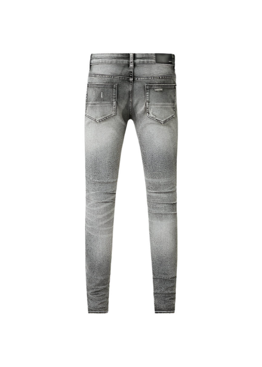 AMIRI JEAN MX1 Distressed Grey/Black