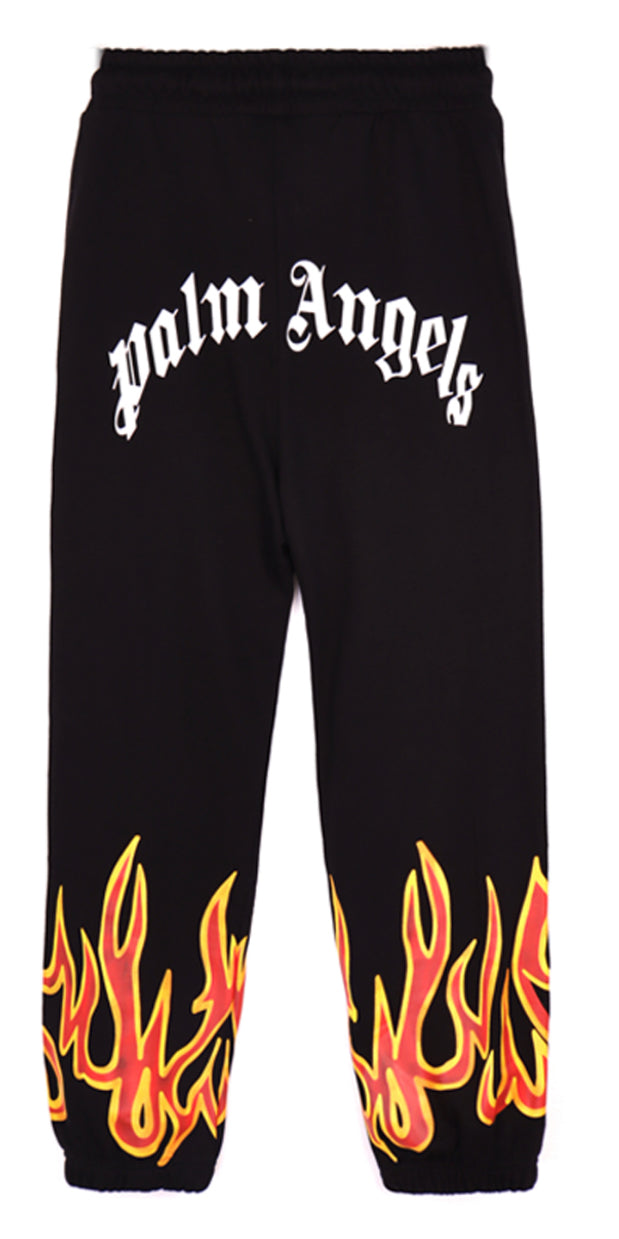 Palm Angels
Graffiti Flames Cotton Sweatpants Black