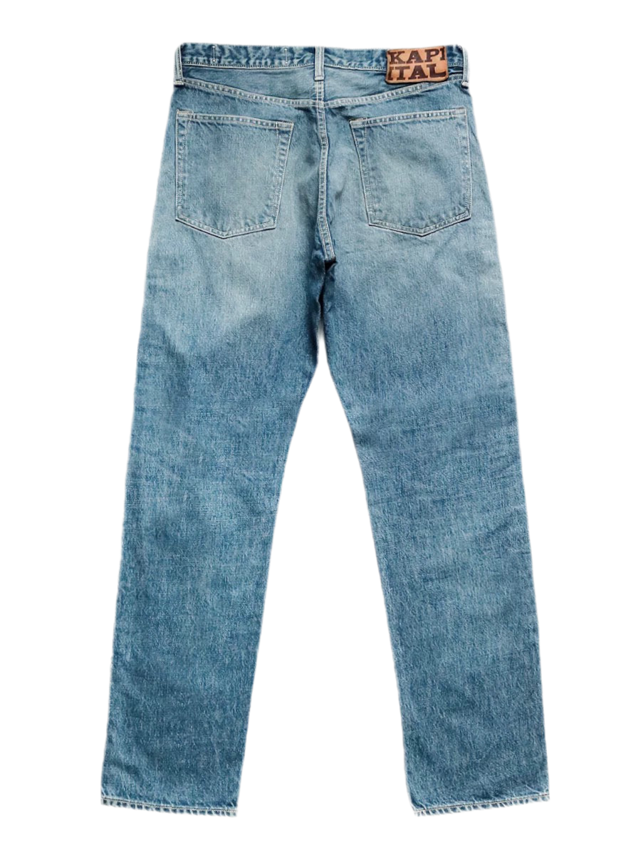 Blue KAPITAL - Straight-Leg Embellished Jeans -