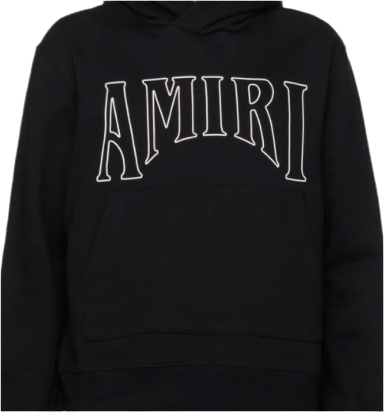 AMIRI Black Bonded Hoodie