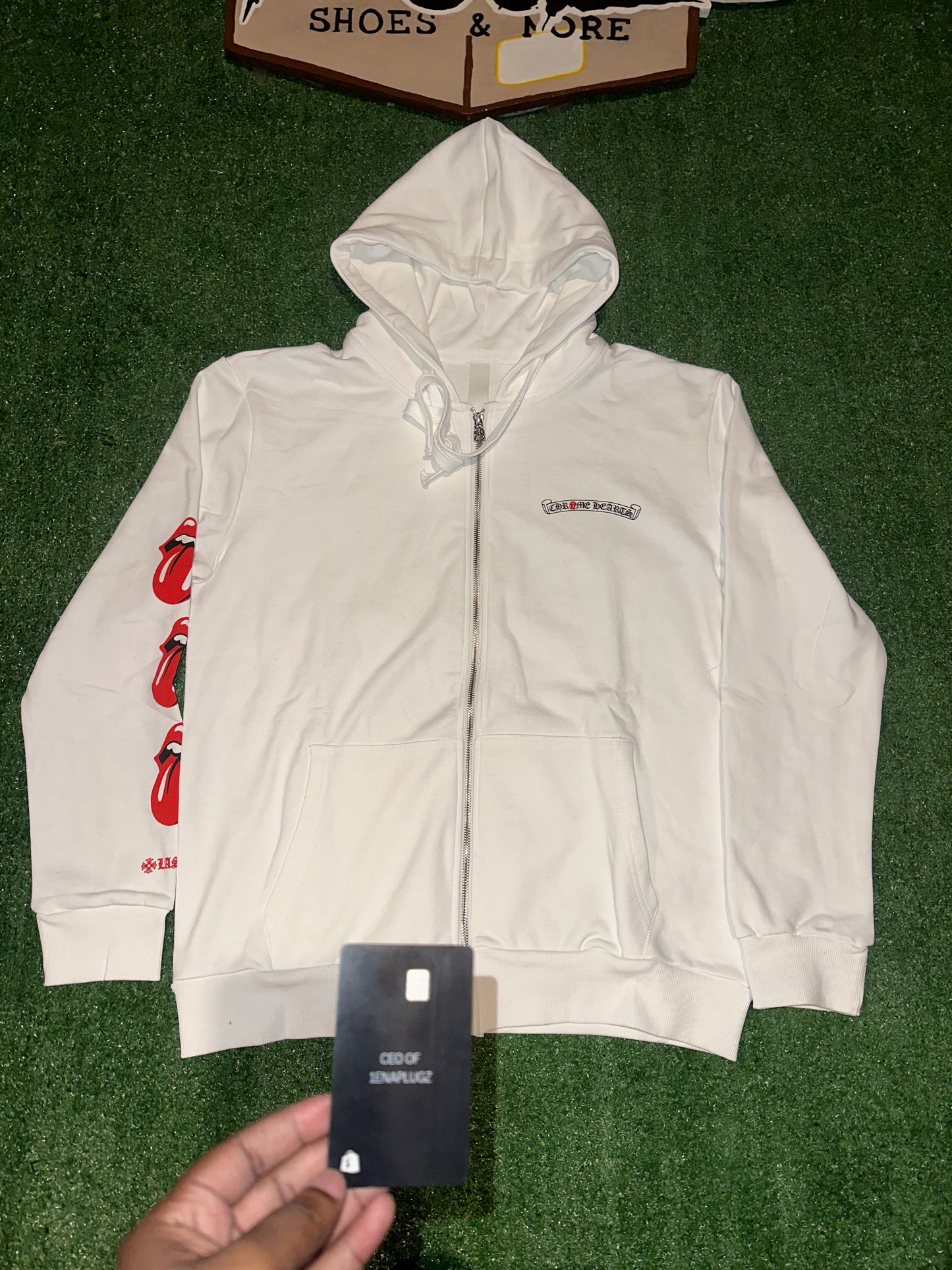 Chrome Heart Zip Red