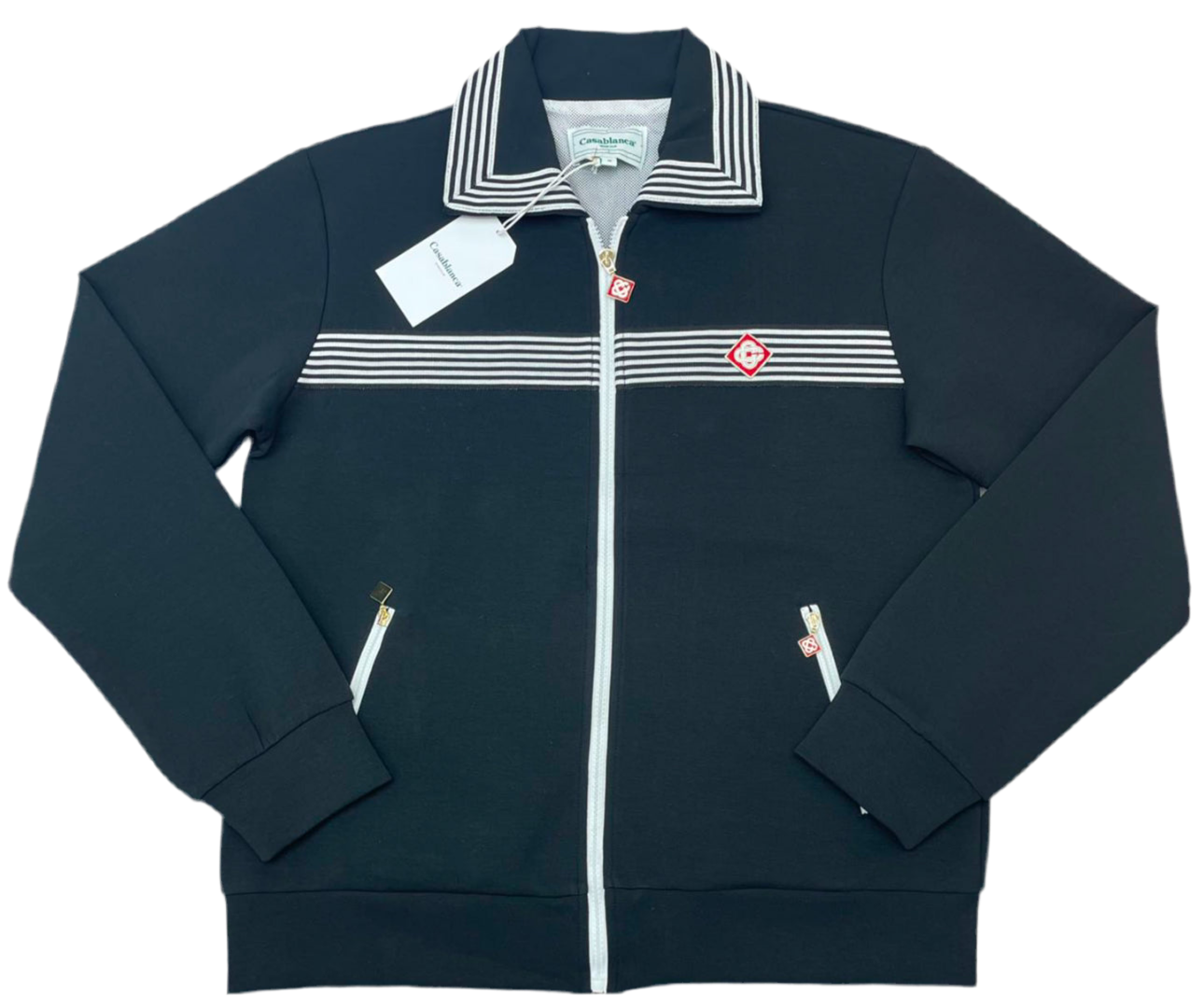 CASABLANCA STRIPE TRACK JACKET