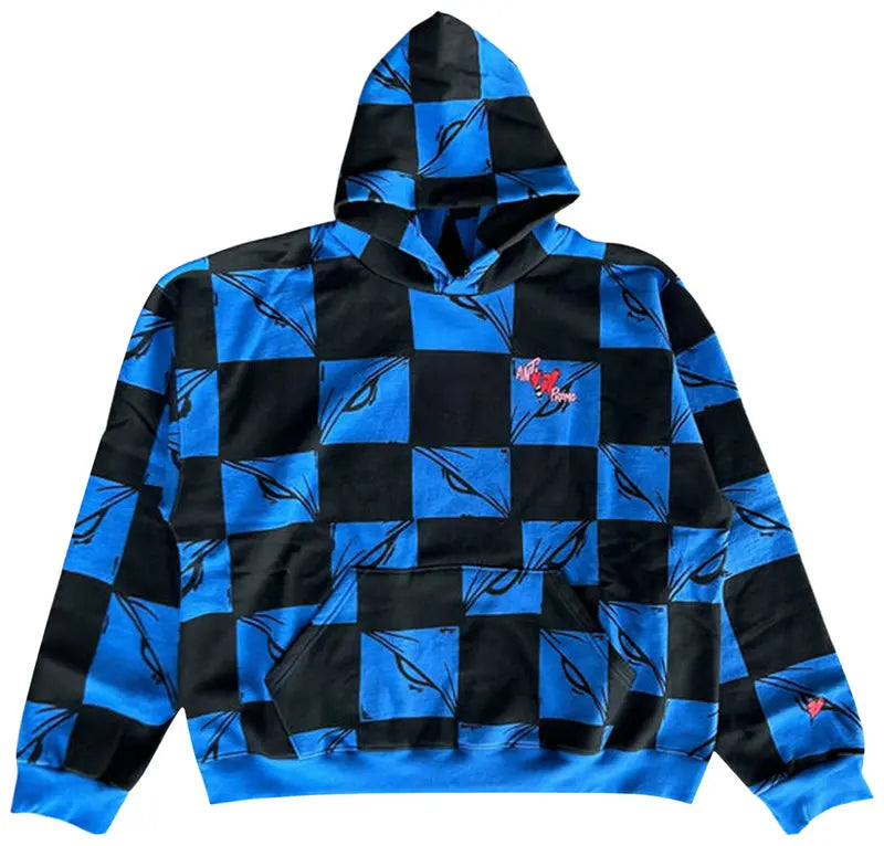 Anti Promo Hoodie Chrome Heart Blue Matty Boy