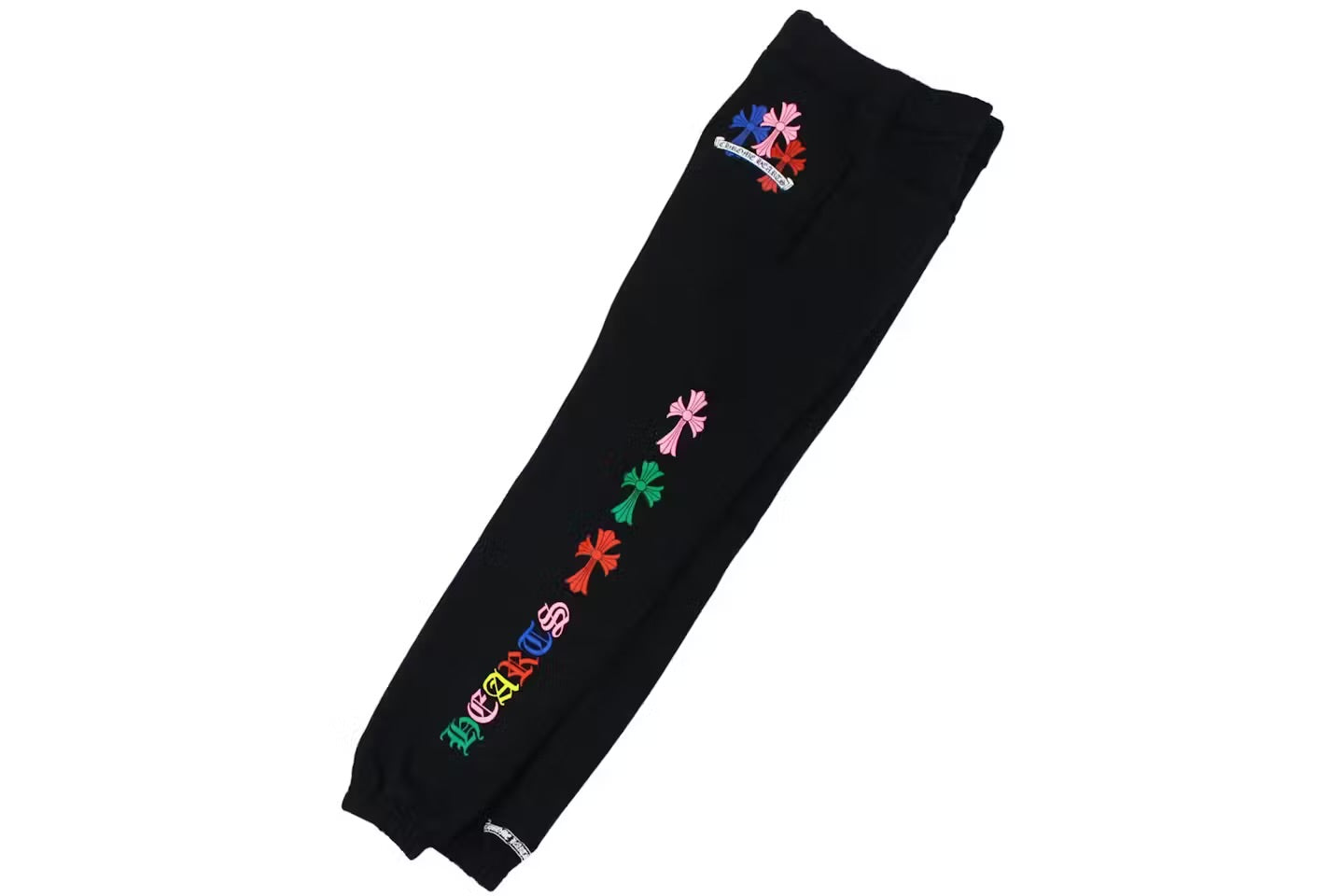 Chrome Hearts Multicolor Cross SweatpantsBlack