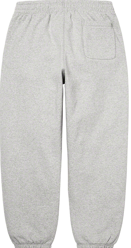 Supreme Satin Appliqué Sweatpant
Heather Grey