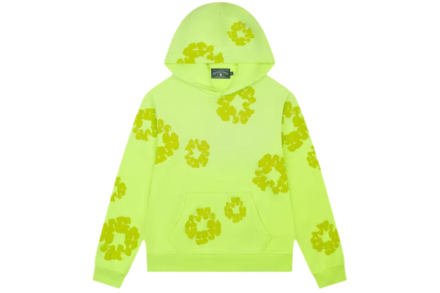 Denim Tears Mono Cotton Wreath Hoodie
Neon Green