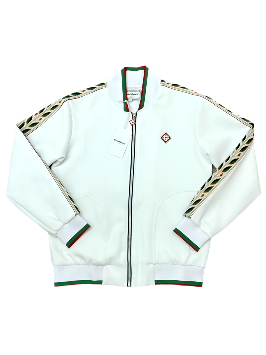 CASABLANCA WHITE Laurel TRACK JACKET