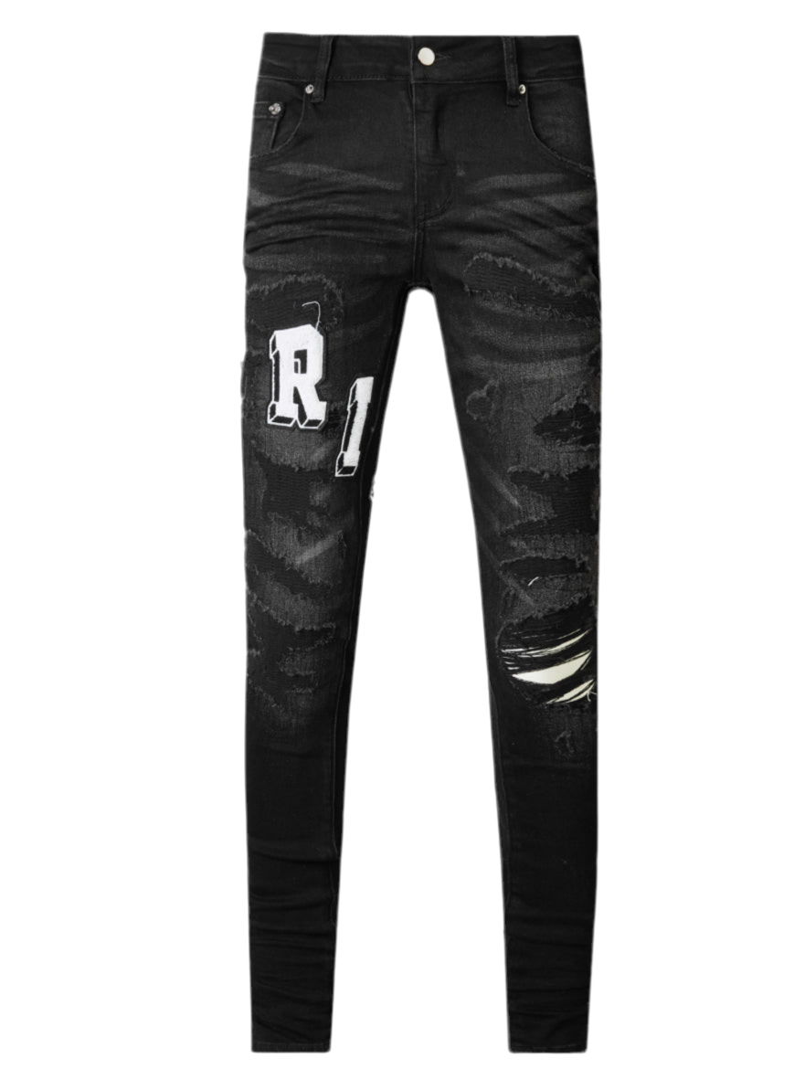 Amiri Varsity Jean Black/White