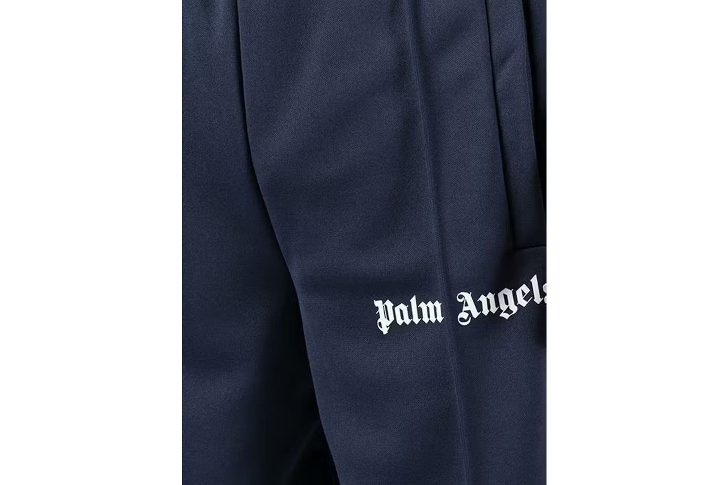 Palm Angels Logo Print Track pants
Navy Blue/White