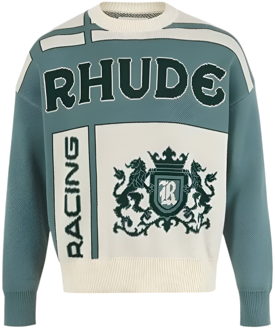 RHUDE PALM Knit CREWNECK
