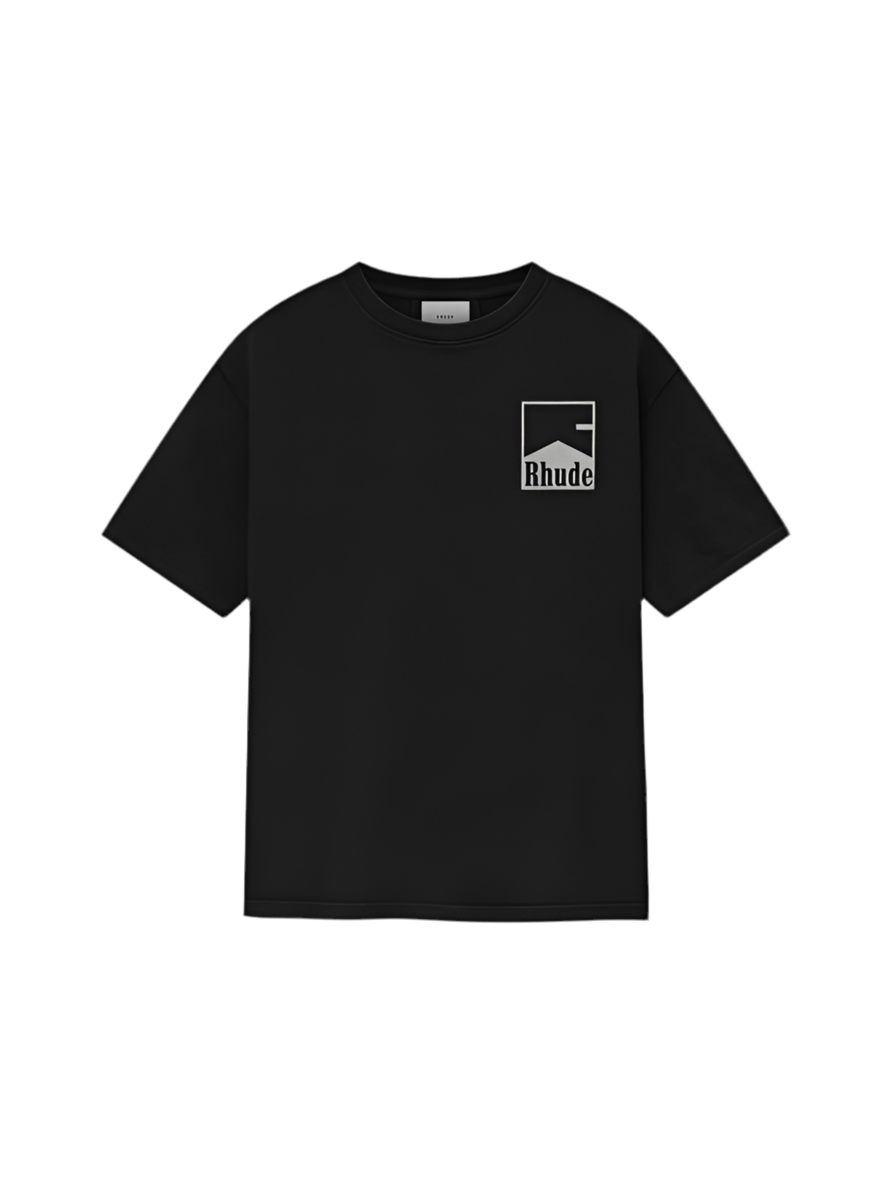 Black OG Rhude Logo Tee