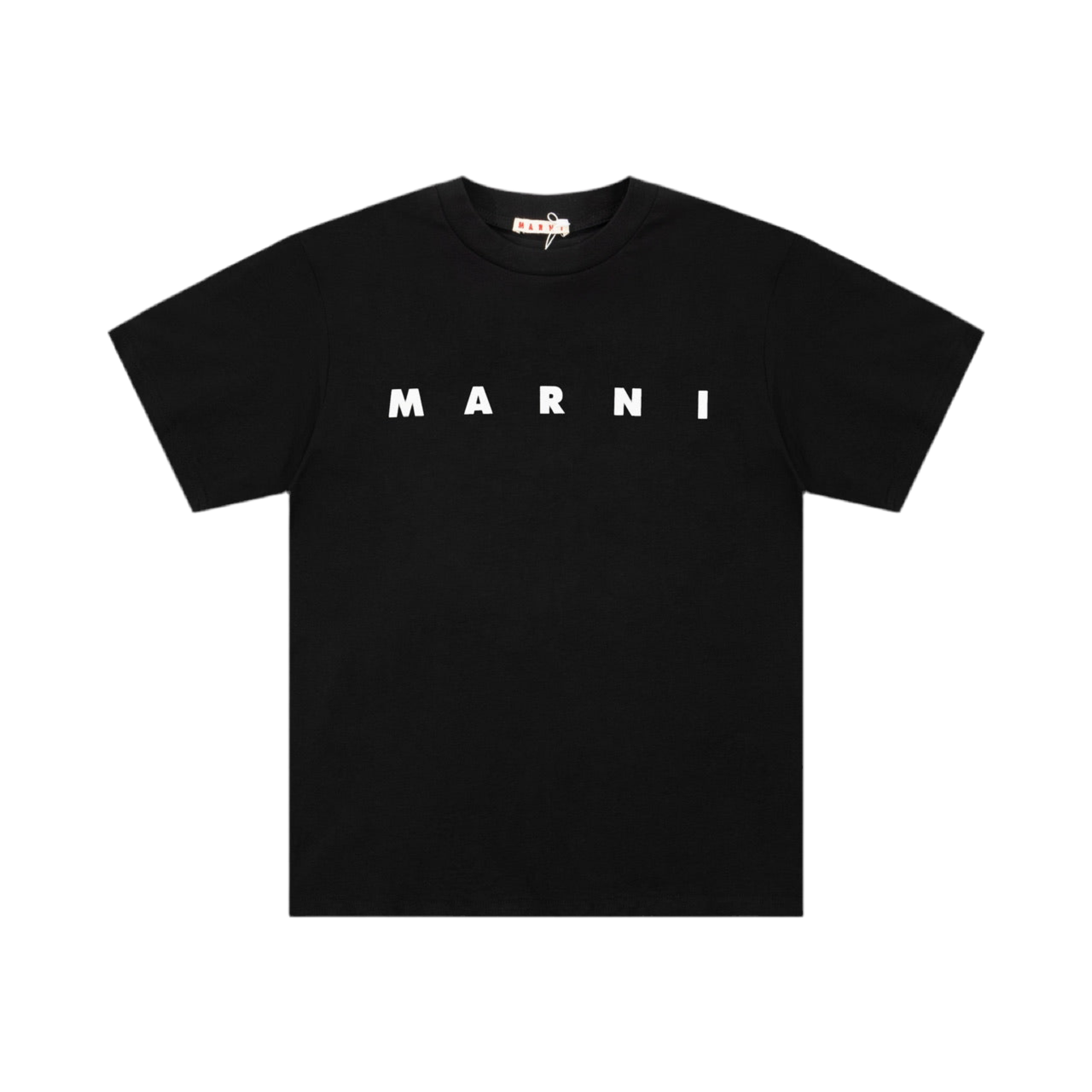 BLACK MARNI Logo Print T-Shirt