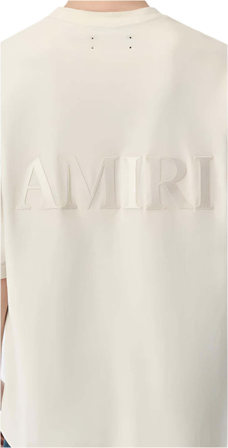 AMIRI OVERSIZED TEE CRÈME