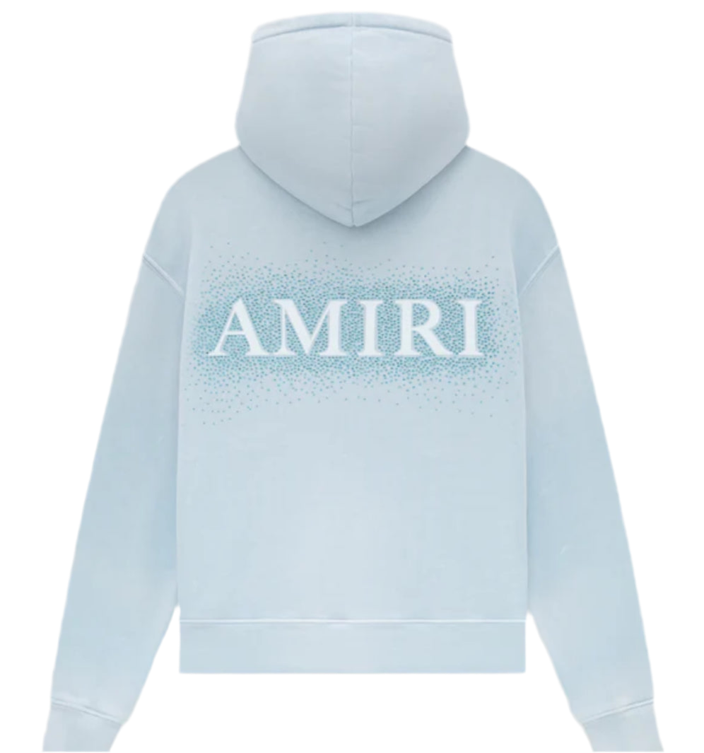 Amiri CRYSTAL BURST HOODIE- ASHLEY BLUE