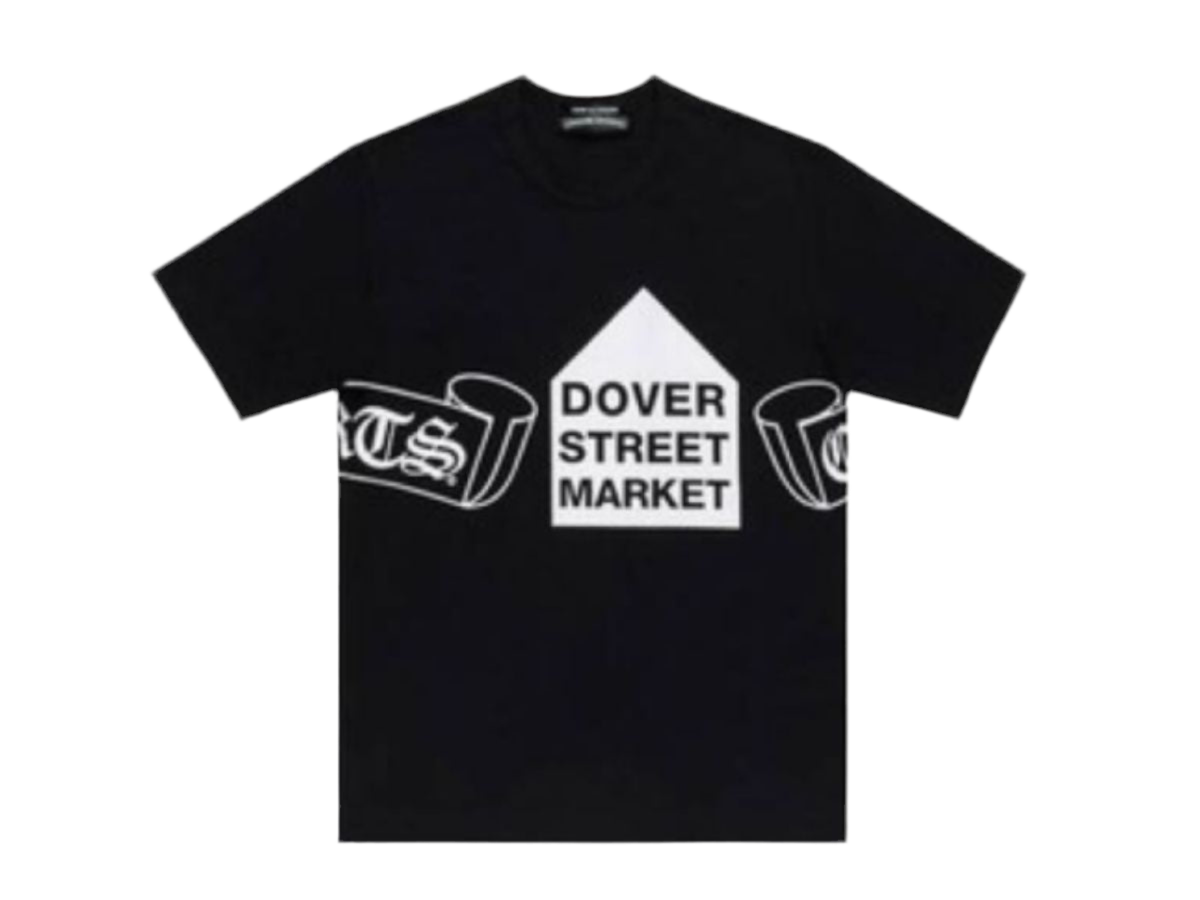Chrome Hearts x Comme Des Garcons x Dover Street Market Black Tee