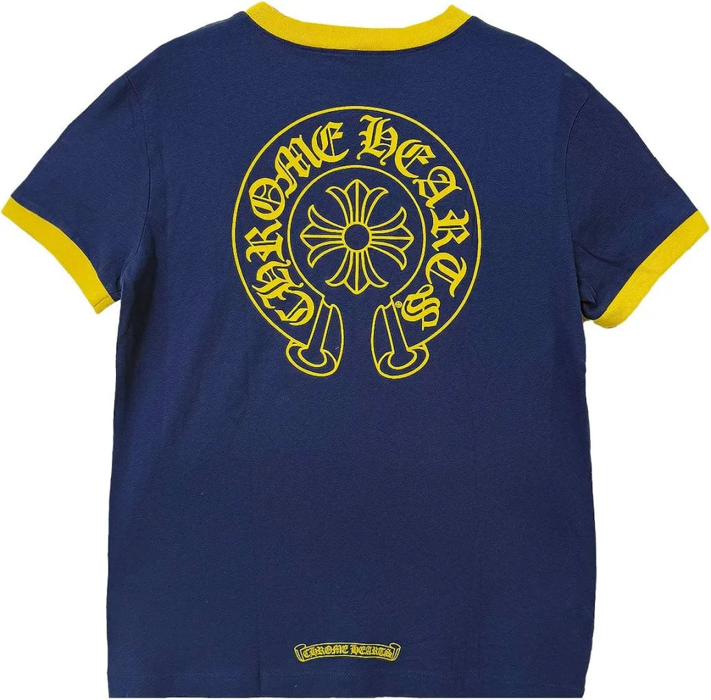 Chrome hearts Roller Skate Horseshoe Short Sleeve WomensT-Shirt Tee