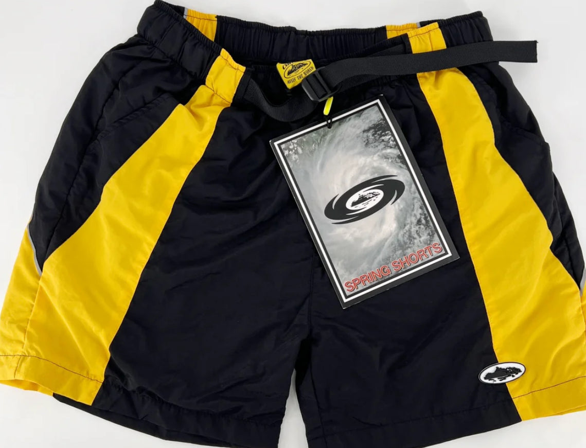 Corteiz Spring Jacket & Shorts
Black/Yellow