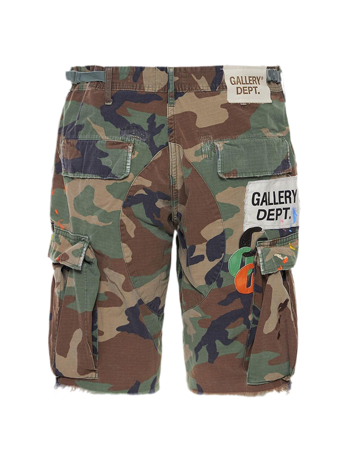 G PATCH WOODLAND CAMO CARGO SHORTS