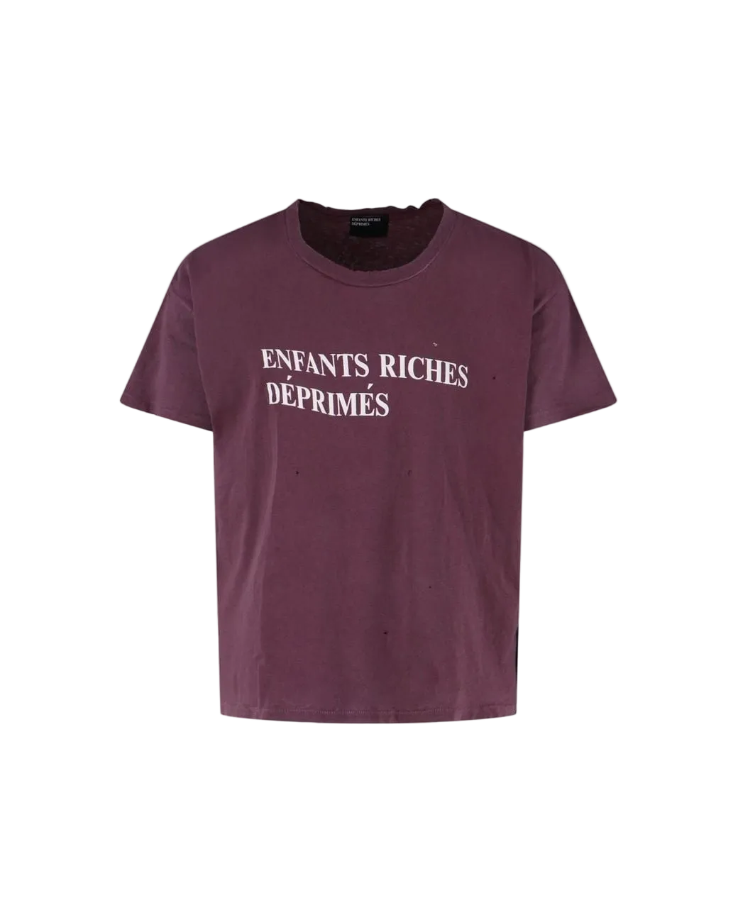 Enfants Riches Déprimés Classic Logo T-Shirt in "Mud Red