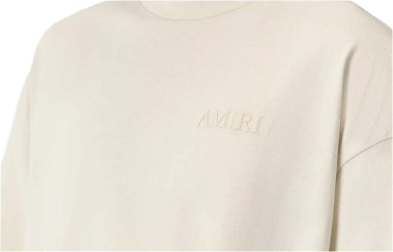 AMIRI OVERSIZED TEE CRÈME