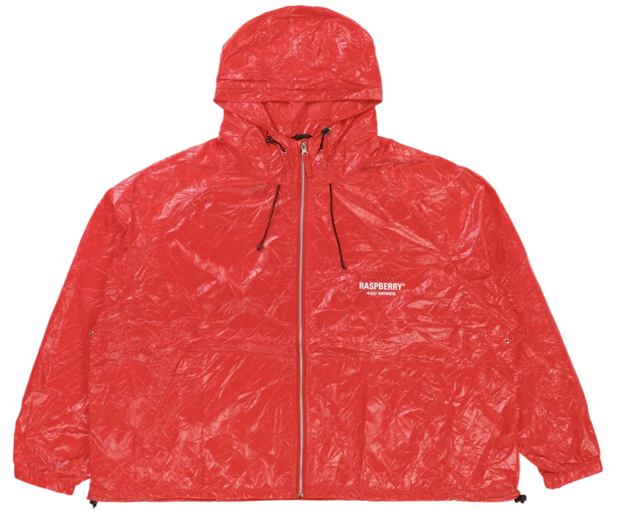 GV GALLERY CRINKLE JACKET RED