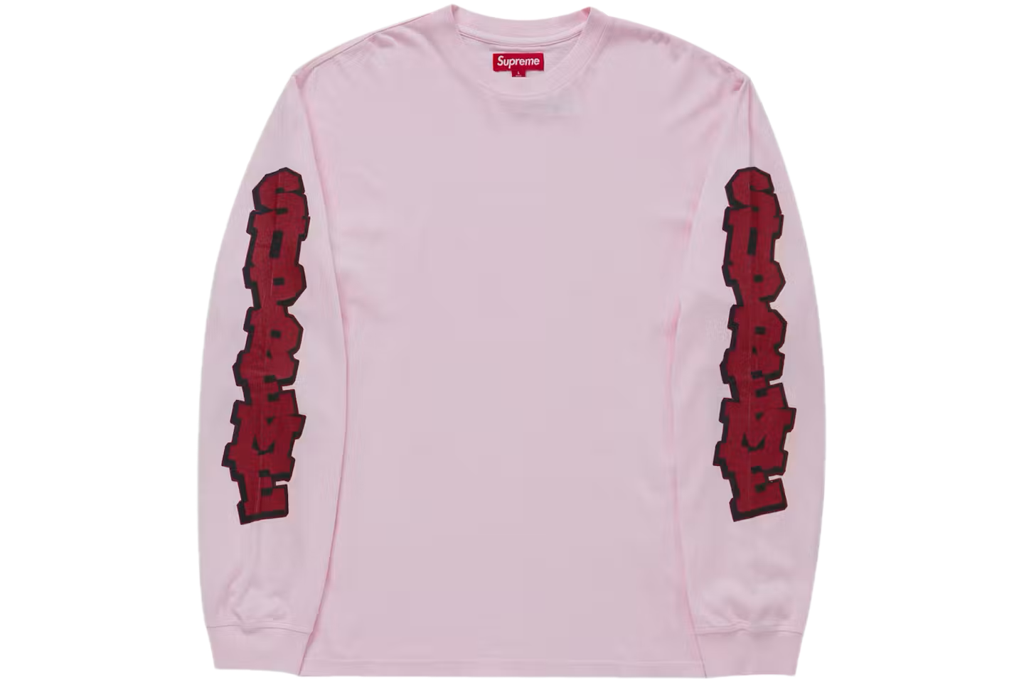 Supreme Cracked Sleeve L/S Top
Pink