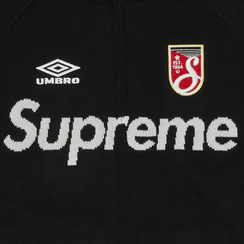 Supreme x Umbro Zip Up Sweater 'Black'