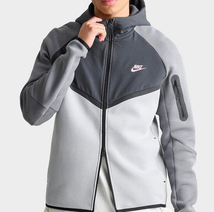 Nike Tech
Men's Fleece Windrunner Full-Zip Jacket(Grey/Pink)