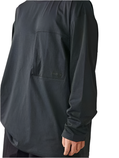 BLACK OAKLEY LONG SLEEVE TEE