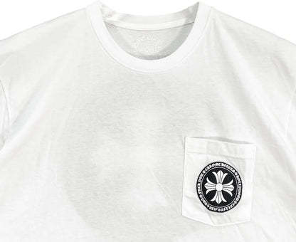 Chrome Hearts Hollywood Plus Cross Logo white Short Sleeve Tee