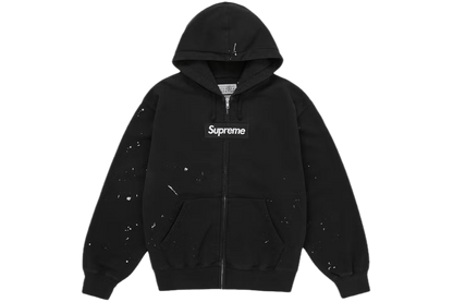 Supreme MM6 Maison Margiela Box Logo Zip Up Hooded Sweatshirt
Black