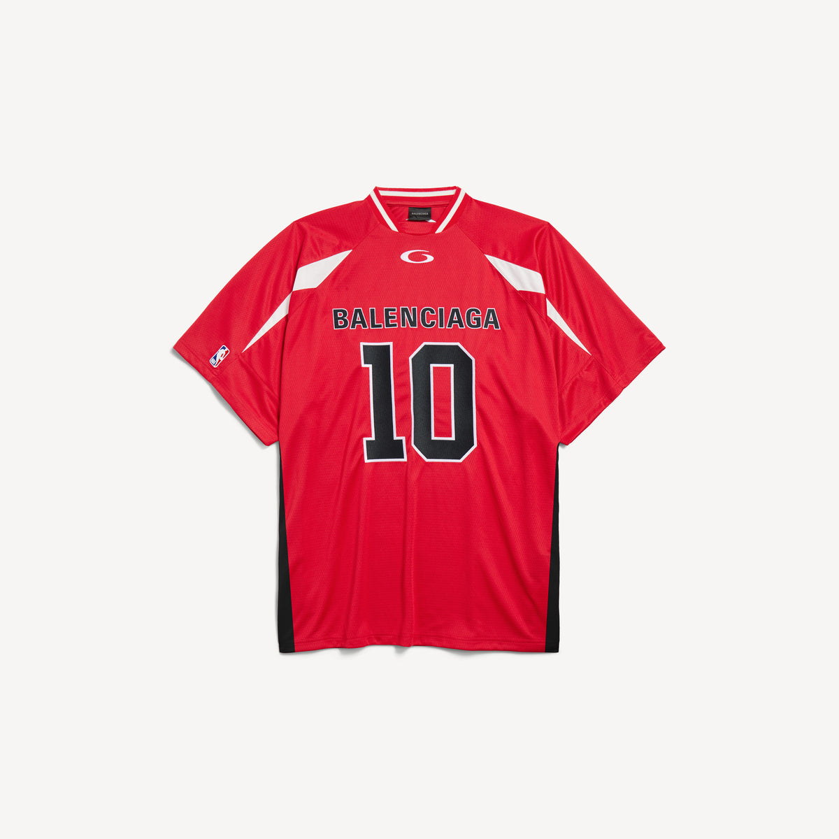 Balenciaga x NBA #10 Red Mesh Jersey / Oversized T-Shirt