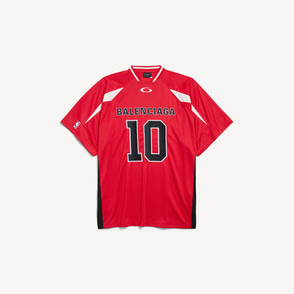 Balenciaga x NBA #10 Red Mesh Jersey / Oversized T-Shirt