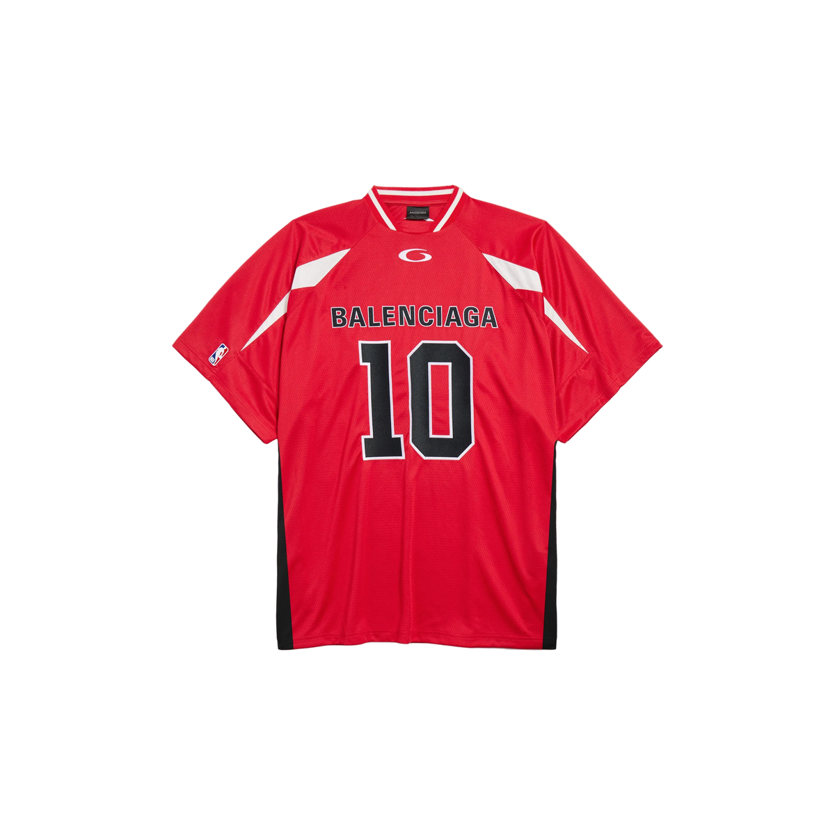 Balenciaga x NBA #10 Red Mesh Jersey / Oversized T-Shirt