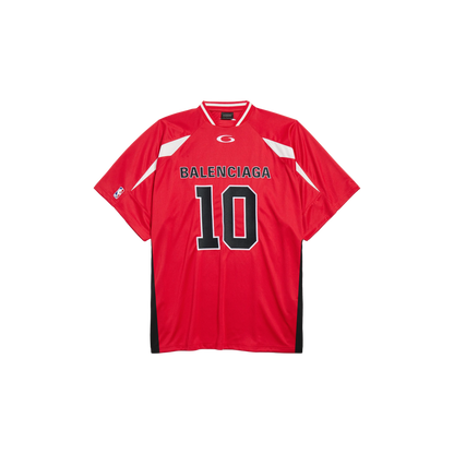 Balenciaga x NBA #10 Red Mesh Jersey / Oversized T-Shirt