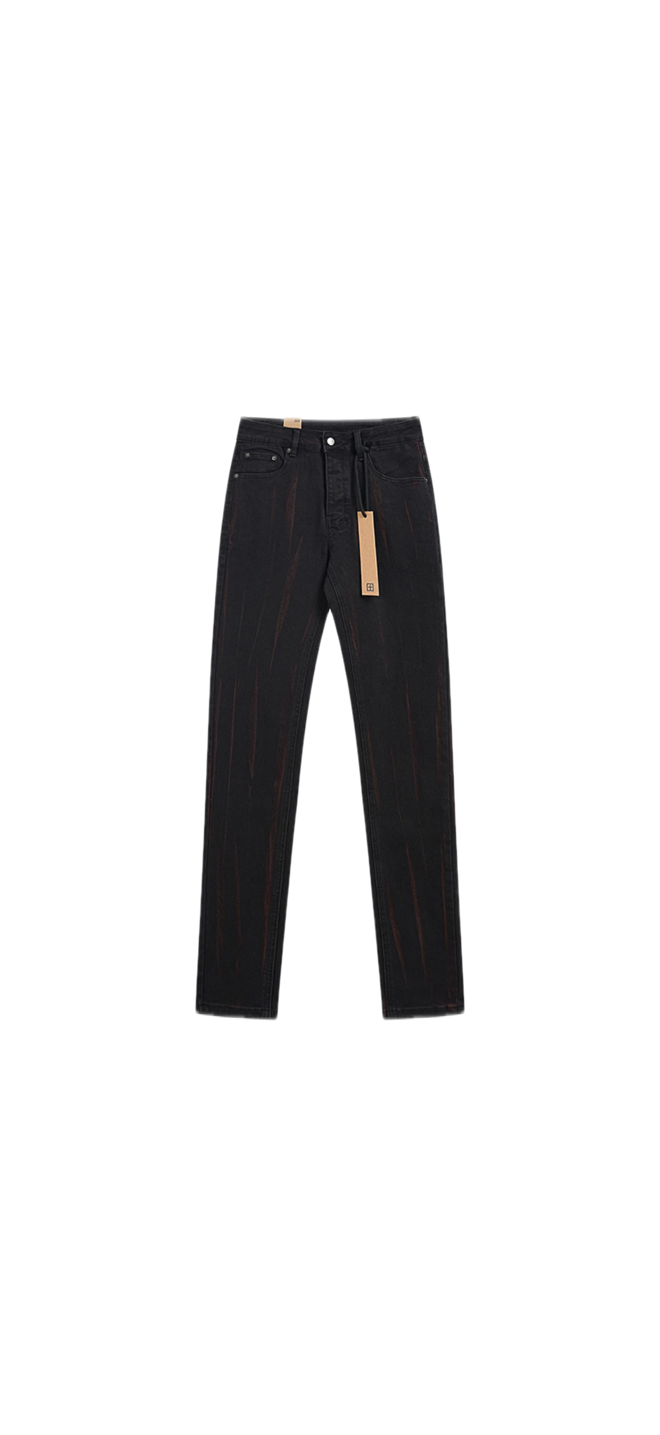 Ksubi Van Winkle Acid Wash Skinny Jeans "Refrakt Red"